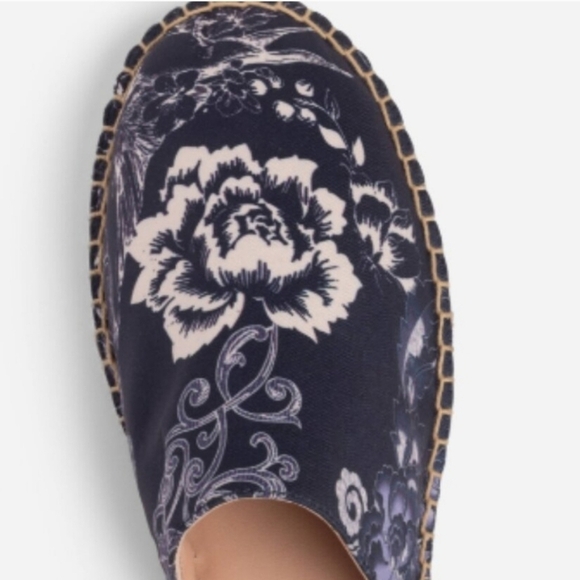 New JOHNNY WAS Olivia Mule Espadrille Flats NWOT Size 8.5 - Picture 4 of 13